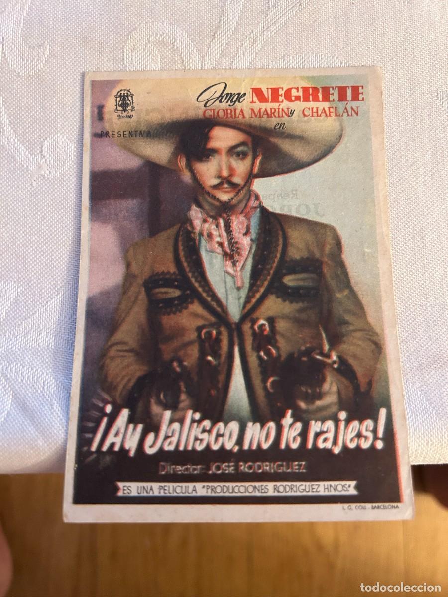 Cine: 959 &iexcl; AY JALISCO, NO TE RAJES ! TEATRO PRINCIPE SAN SEBASTIAN CON PUBLICIDAD BUEN ESTADO
