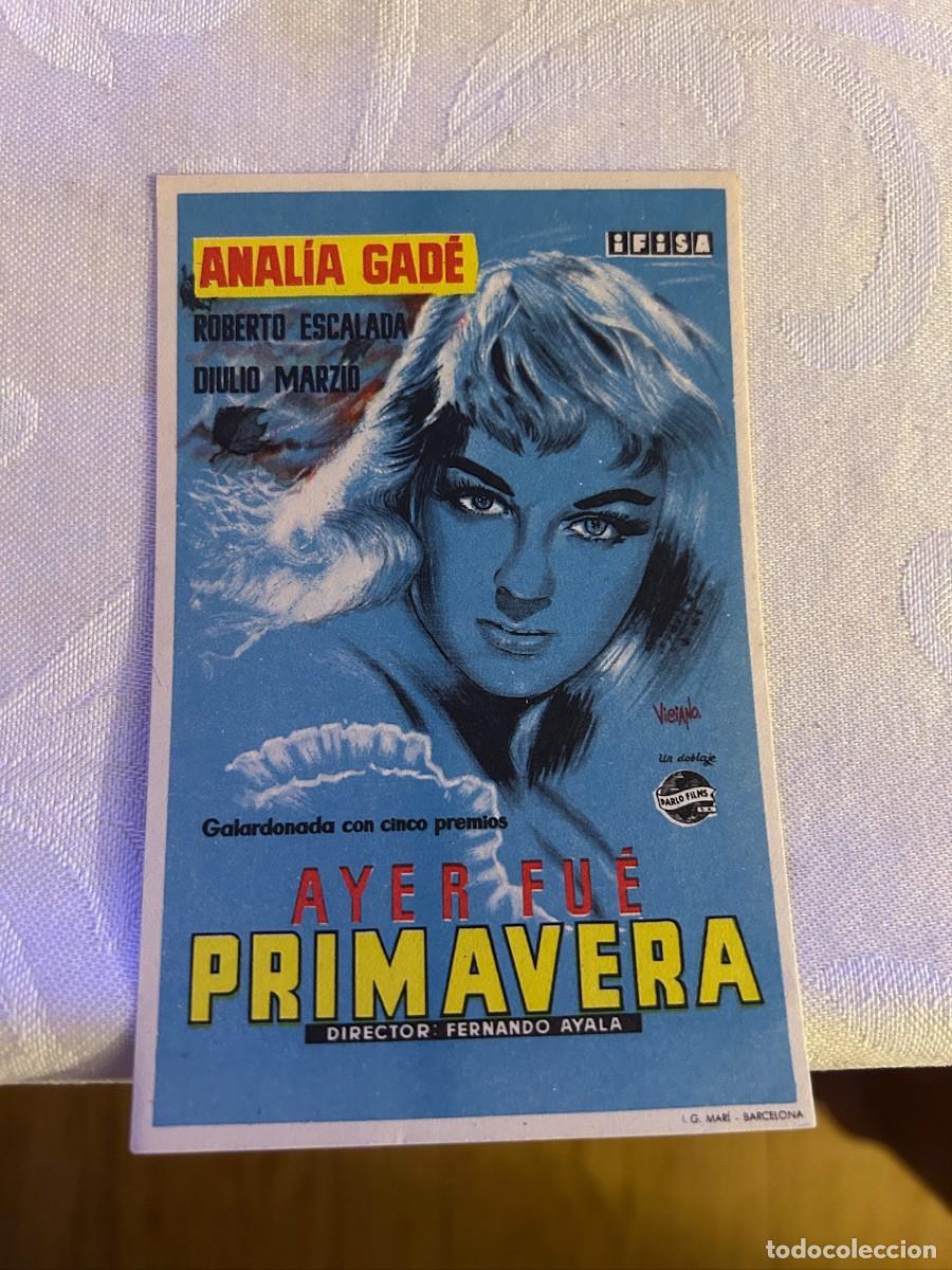 Cine: 964 AYER FUE PRIMAVERA BUEN ESTADO SIN PUBLICIDAD