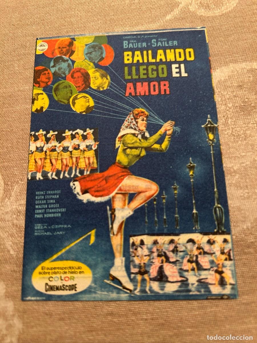Cine: 978 BAILANDO LLEGO EL AMOR TEATRO PRIMITIVO BAEZA CON PUBLICIDAD BUEN ESTADO