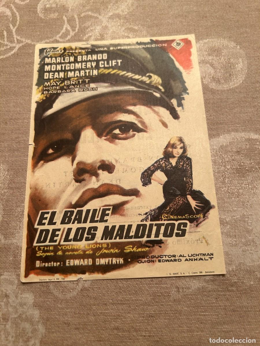 Cine: 984 EL BAILE DE LOS MALDITOS KURSAAL SAN SEBASTIAN BUEN ESTADO CON PUBLICIDAD