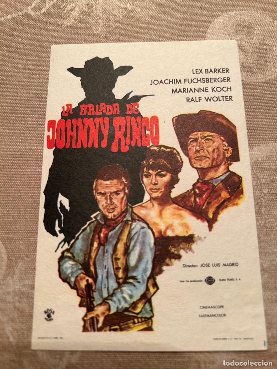 Cine: 1007 LA BALADA DE JOHNNY RINGO SIN PUBLICIDAD BUEN ESTADO