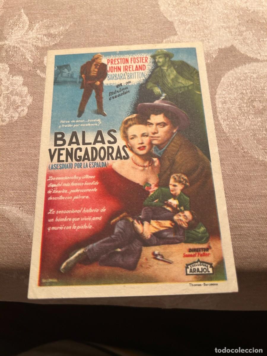 Cine: 1013 BALAS VENGADORAS CINEMA PARQUE CIUDAD REAL CON PUBLICIDAD BUEN ESTADO
