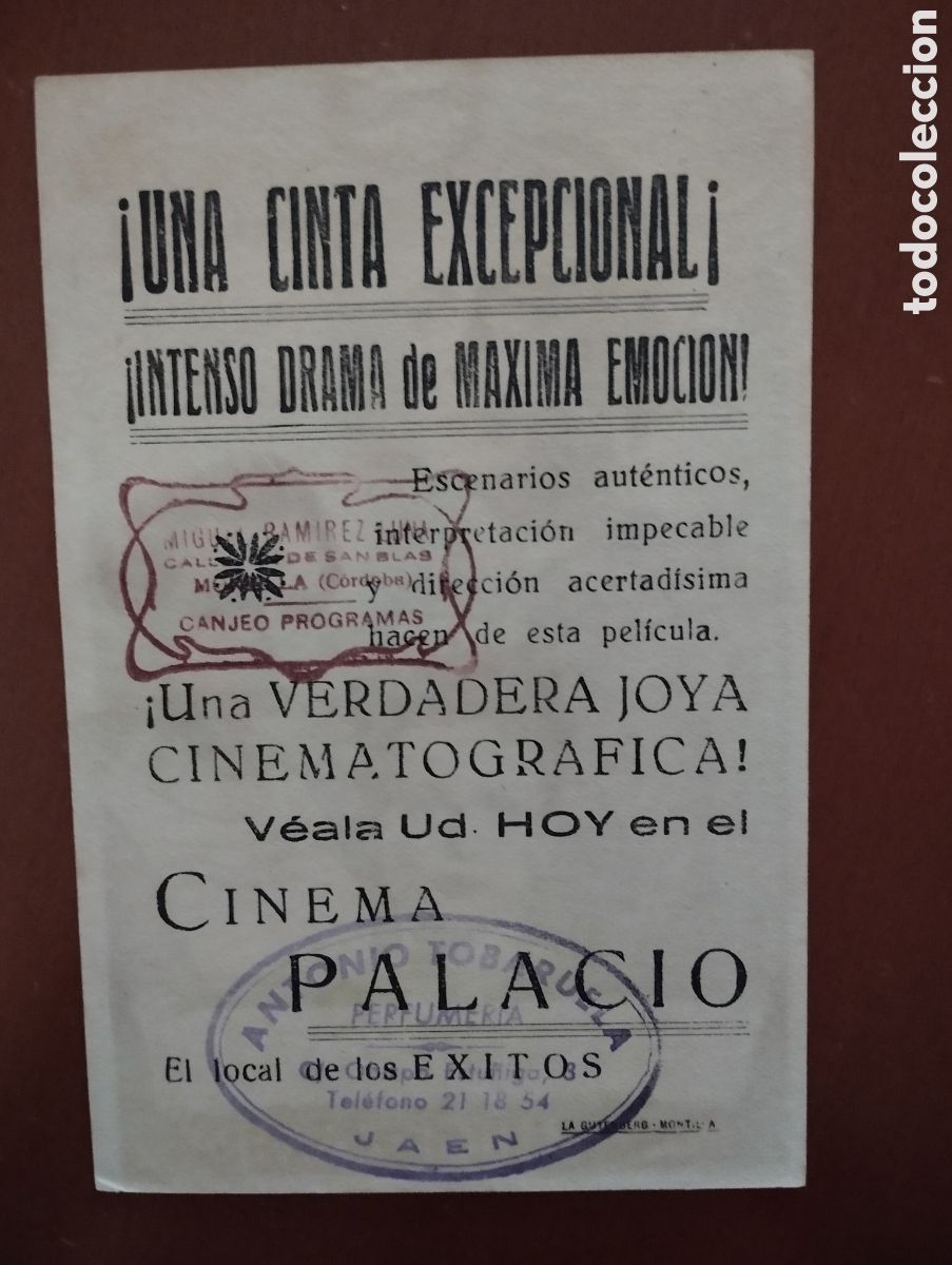 Cine: Folleto Programa de cine - EL CARDENAL - Foto 2