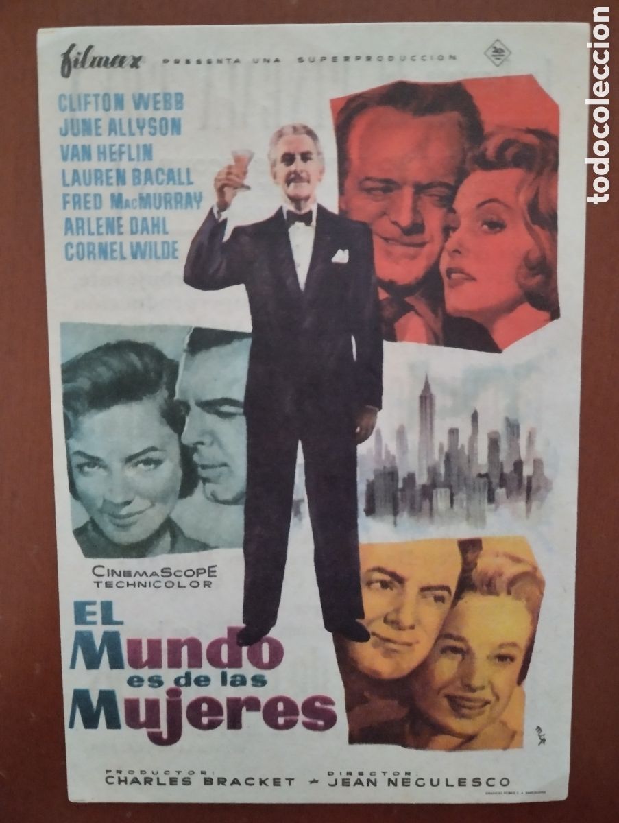 Cine: Folleto Programa de cine - EL MUNDO DE LAS MUJERES