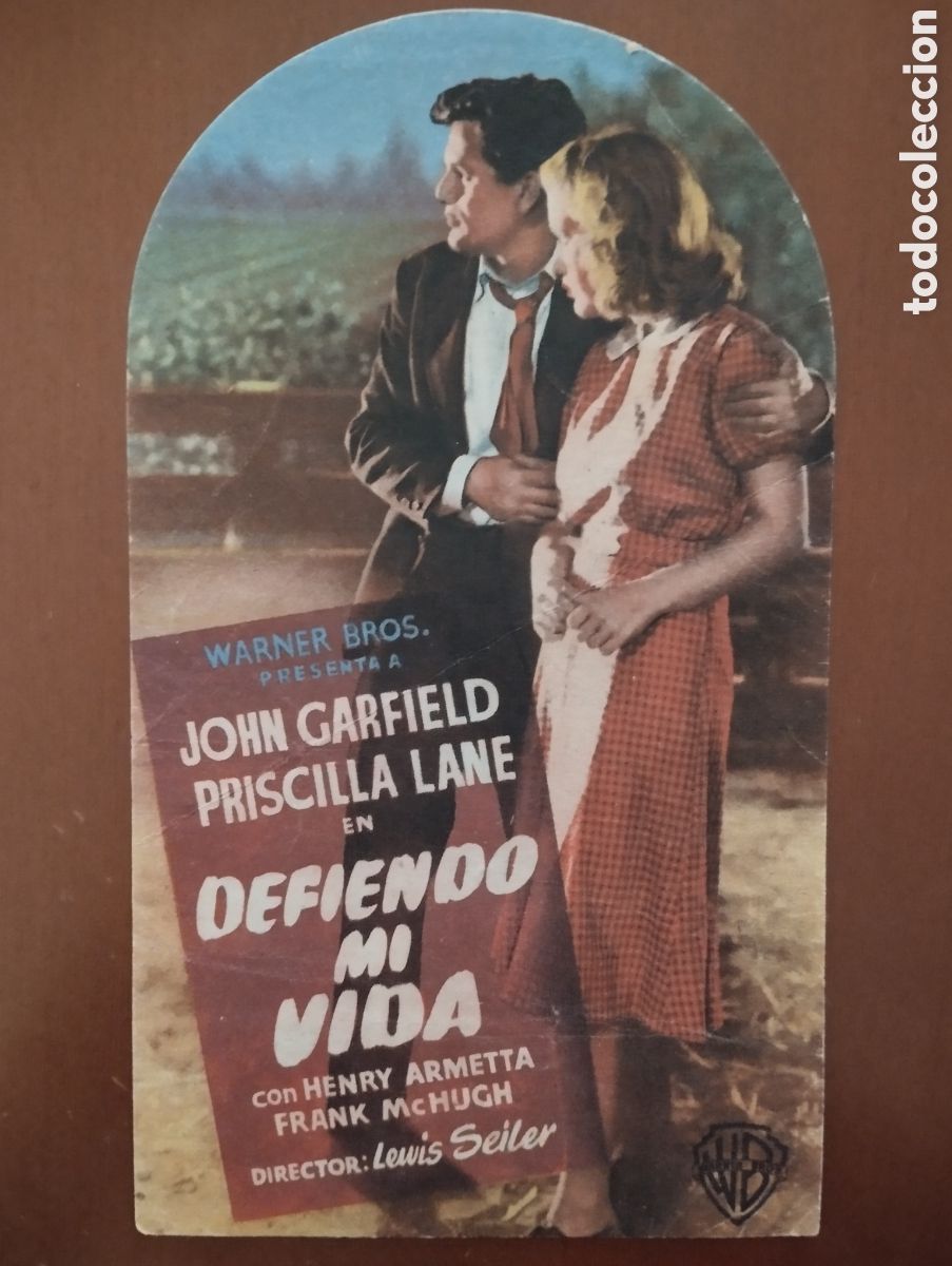 Cine: Folleto Programa de cine - DEFENDIENDO MI VIDA