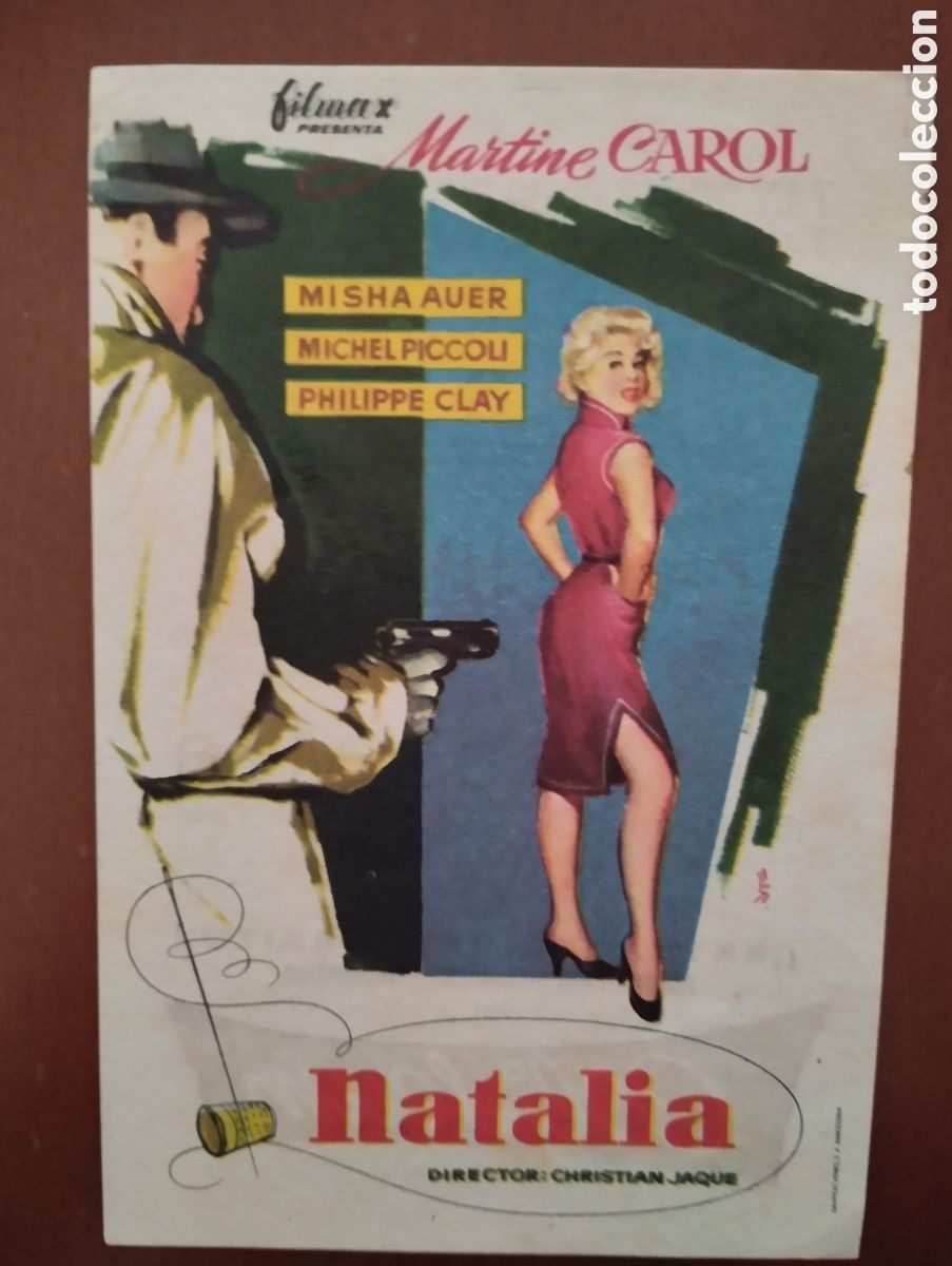 Cine: Folleto Programa de cine - NATALIA