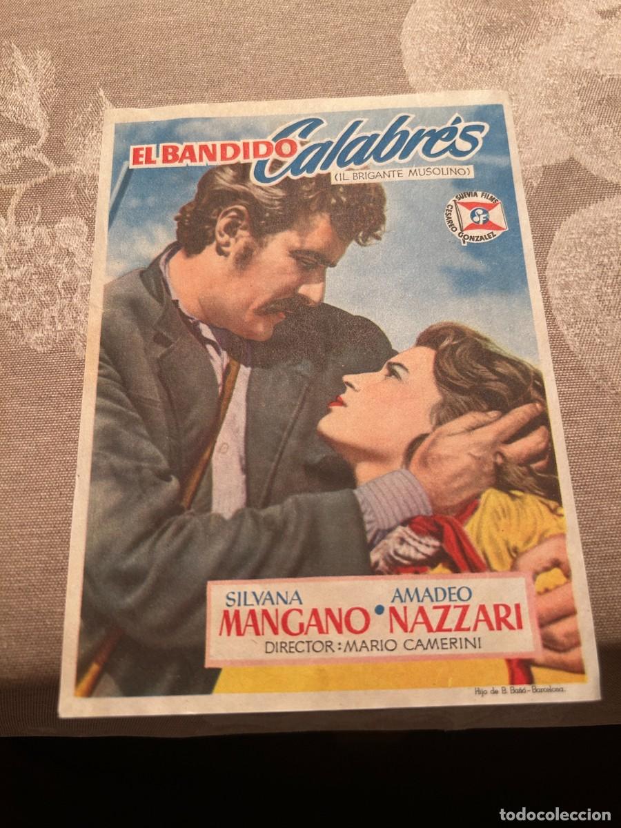 Cine: 1032 EL BANDIDO CALABRES SIN PUBLICIDAD BUEN ESTADO