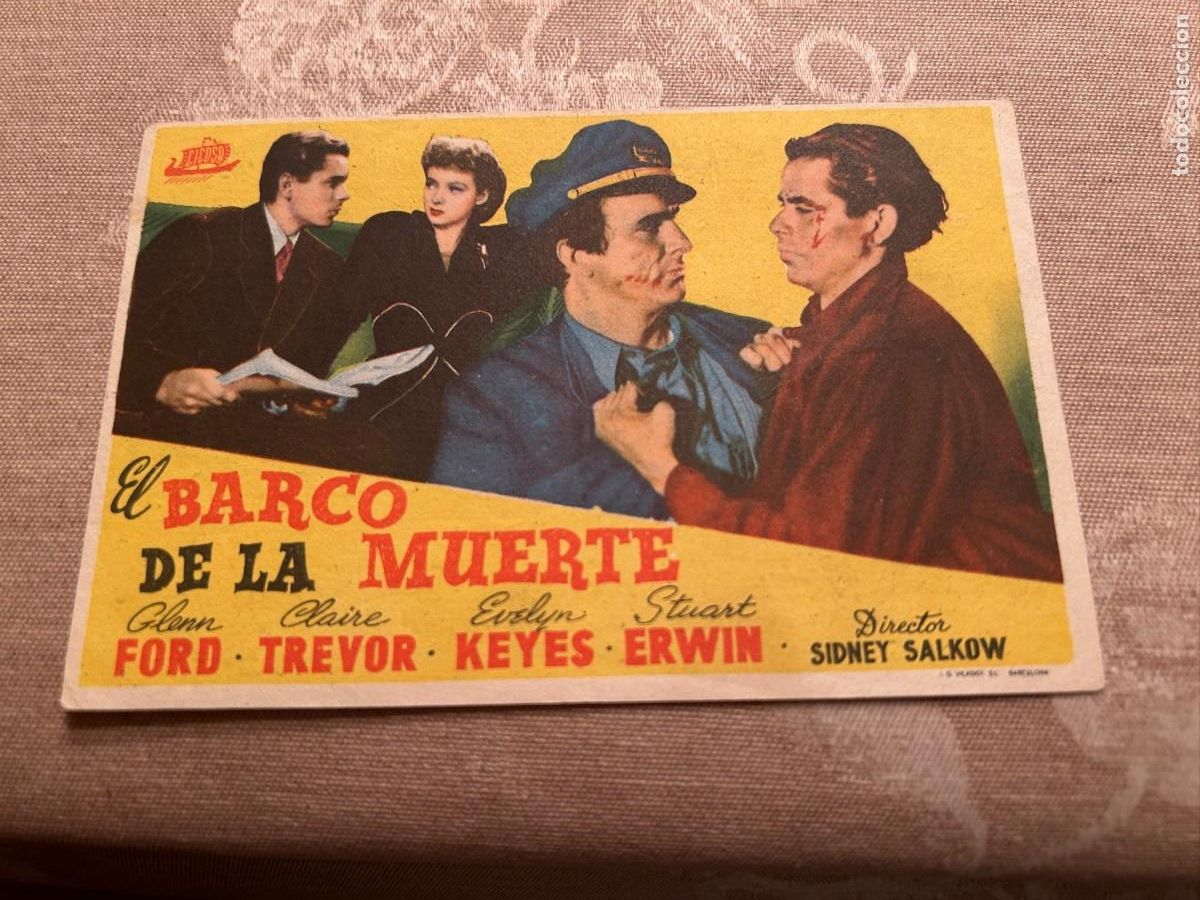 Cine: 1053 EL BARCO DE LA MUERTE CINE PLAZA TOROS UBEDA CON PUBLICIDAD BUEN ESTADO