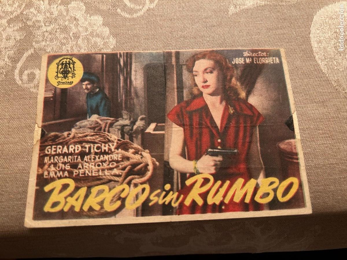 Cine: 1056 BARCO SIN RUMBO CINE GARI CATALU&Ntilde;A CON PUBLICIDAD REPARADO