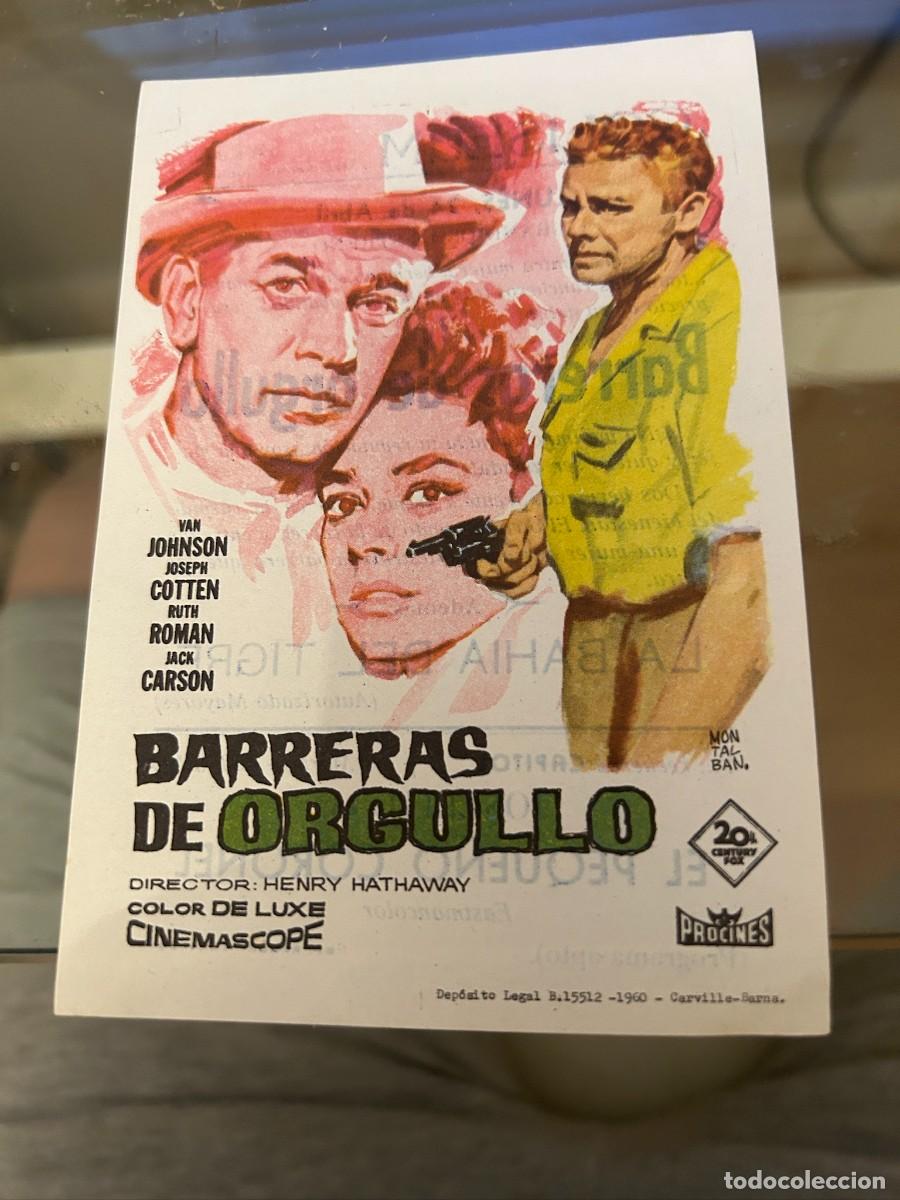 Cine: 1065 BARRERAS DE ORGULLO COLISEUM TARRAGONA BUEN ESTADO CON PUBLICIDAD