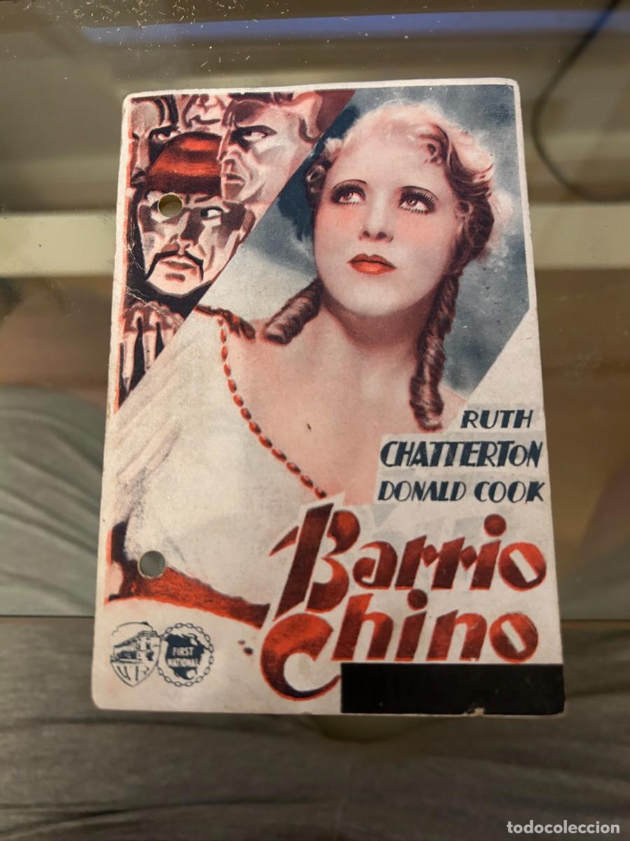 Cine: 1066 BARRIO CHINO SALON DORE ZARAGOZA BUEN ESTADO PERO TROQUELADO CON PUBLICIDAD