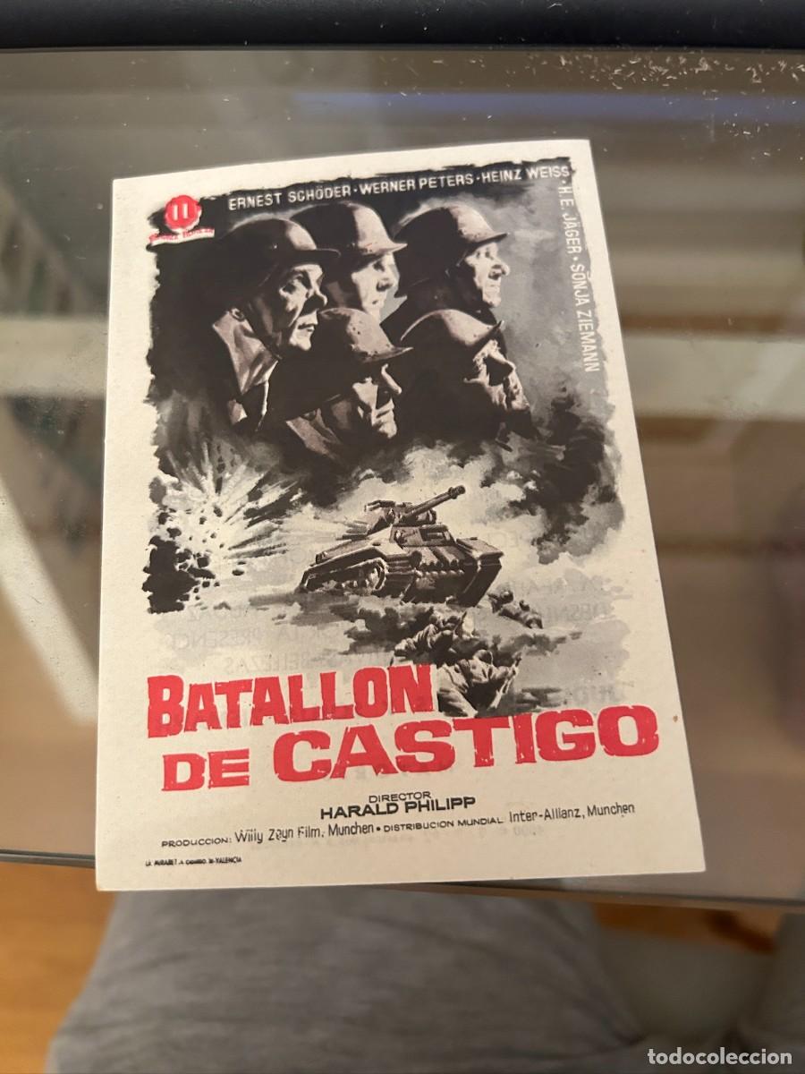 Cine: 1085 BATALLON DE CASTIGO COLISEO EQUITATIVA ZARAGOZA CON PUBLICIDAD BUEN ESTADO