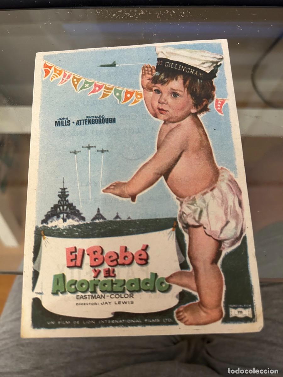Cine: 1095 EL BEBE Y EL ACORAZADO CINE PALAFOX ZARAGOZA BUEN ESTADO CON PUBLICIDAD