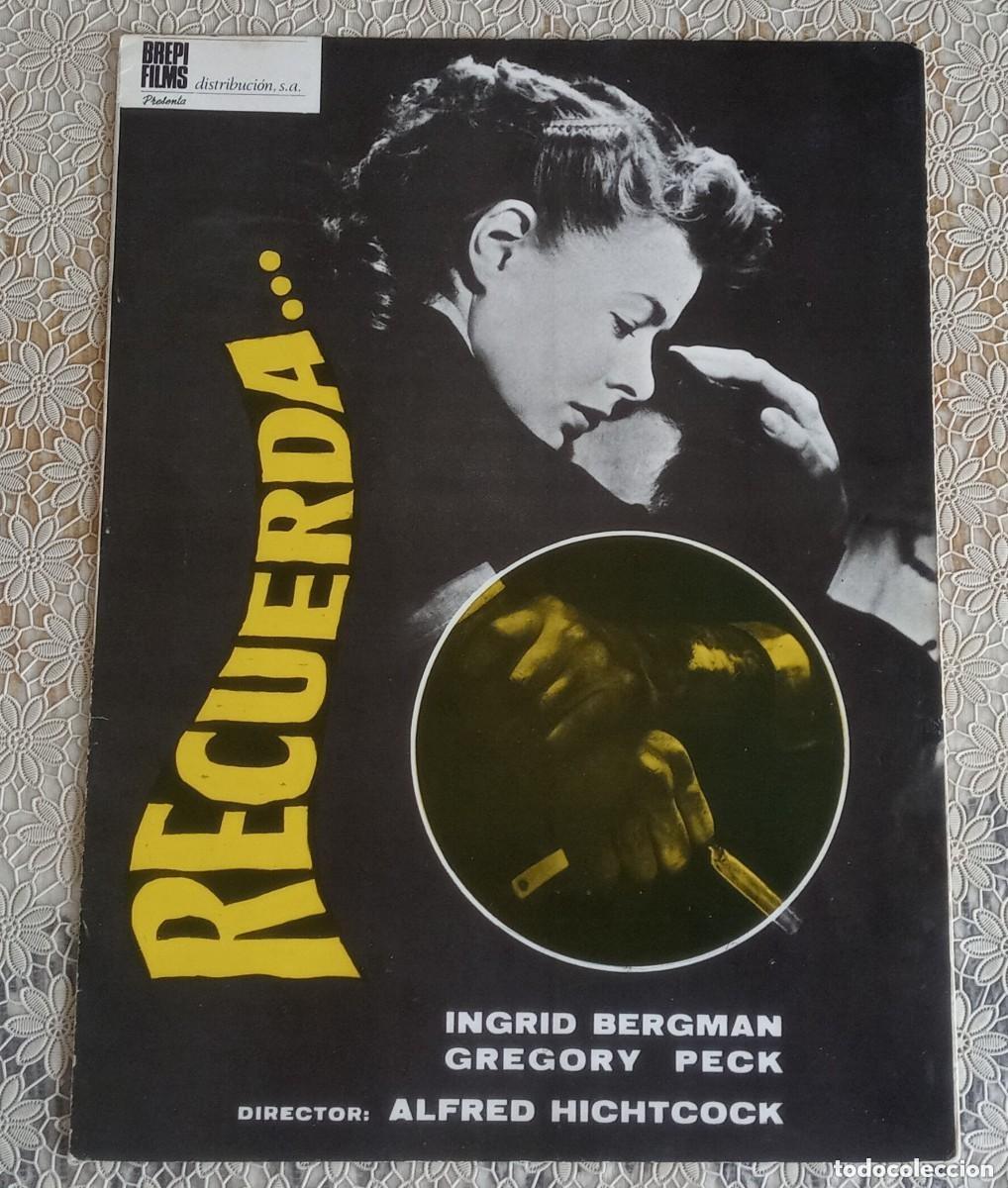 Cine: programa cine Reestreno Pel&iacute;cula 1965 Recuerda Spellbound dibujo dise&ntilde;o surrealista Salvador Dal&iacute;