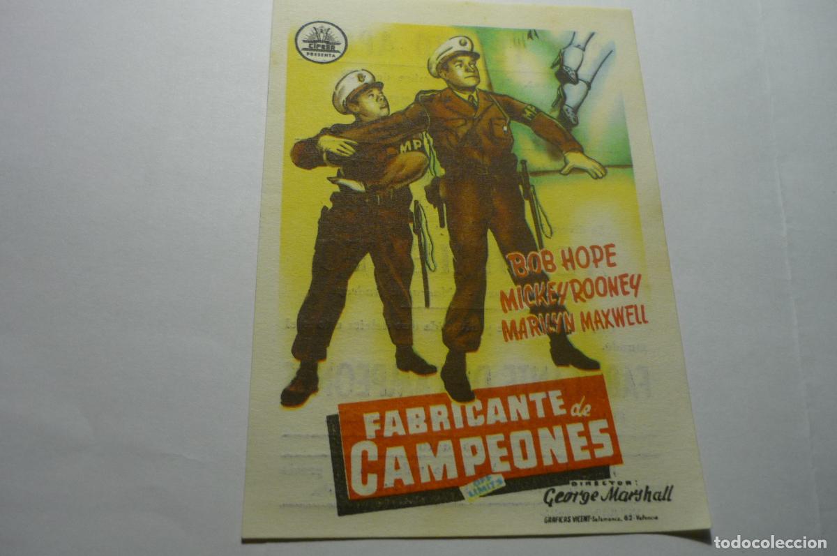 Cine: programa fabricante de campeones ,.cine apolo valld
