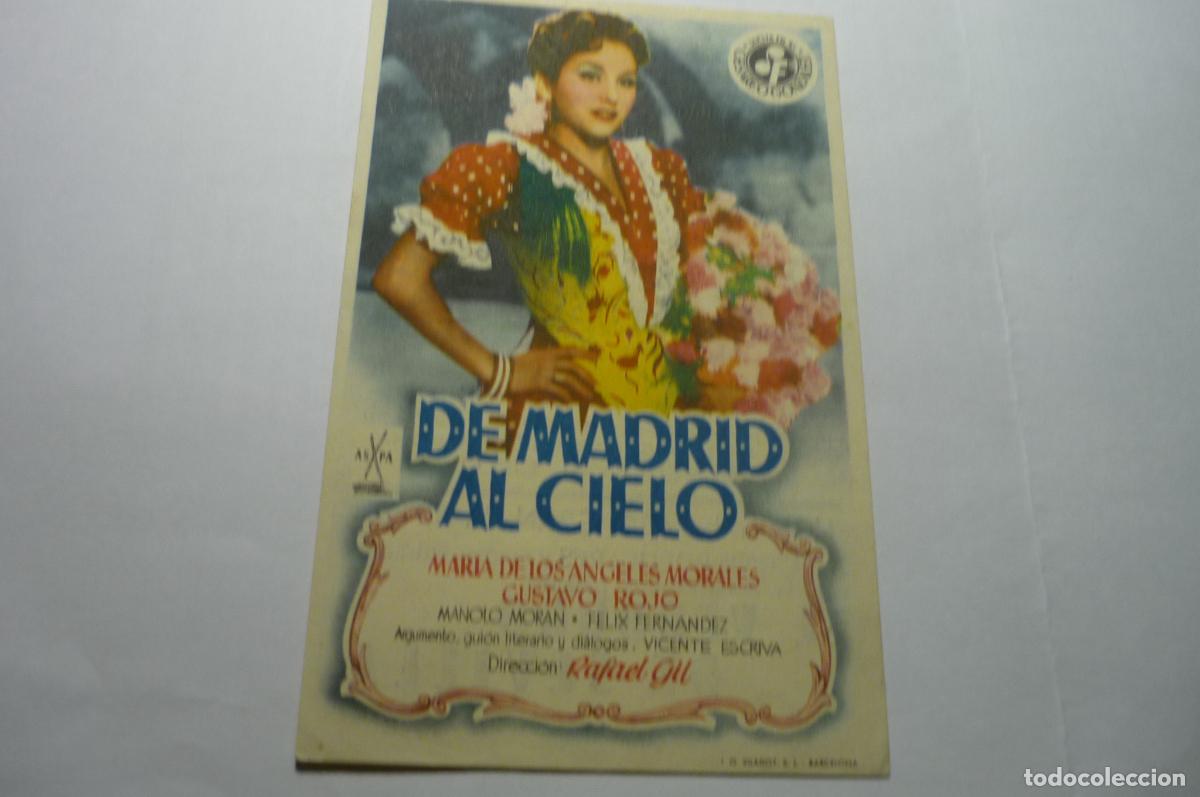 Cine: programa de madrid al cielo,.publicidad