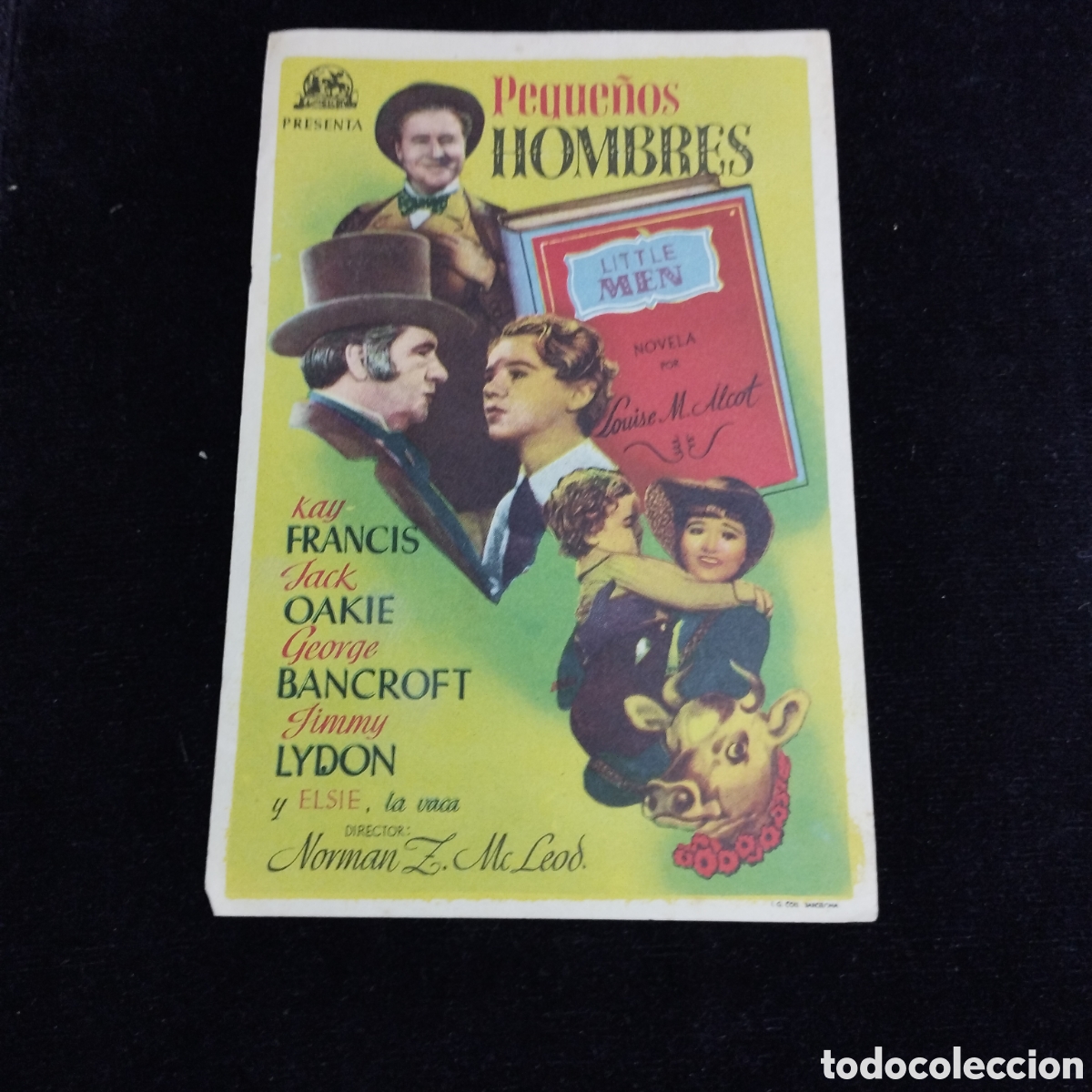 Cine: Programa de cine sencillo. Peque&ntilde;os hombres. Kay Francis. Jack Oakie.sp