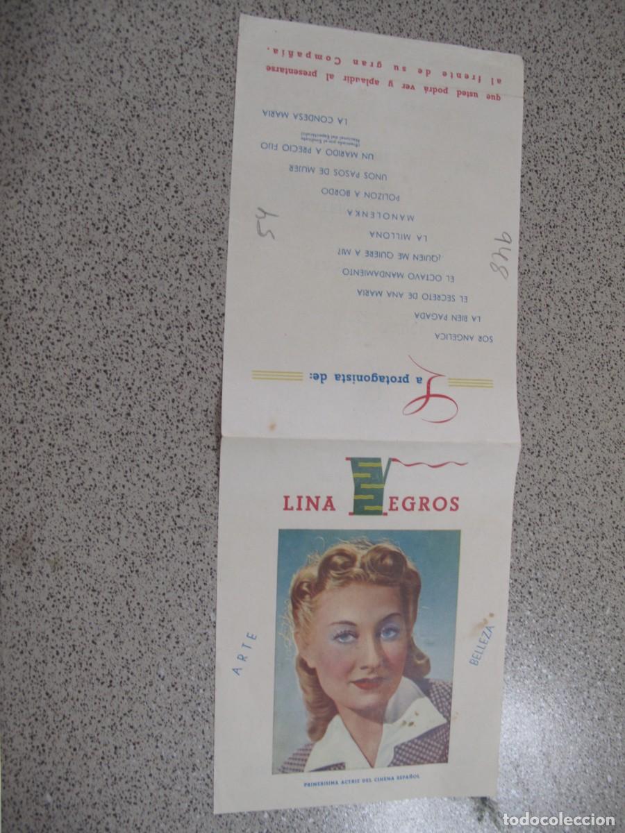 Cine: PROGRAMA DE MANO ORIGINAL EL DE LA FOTO