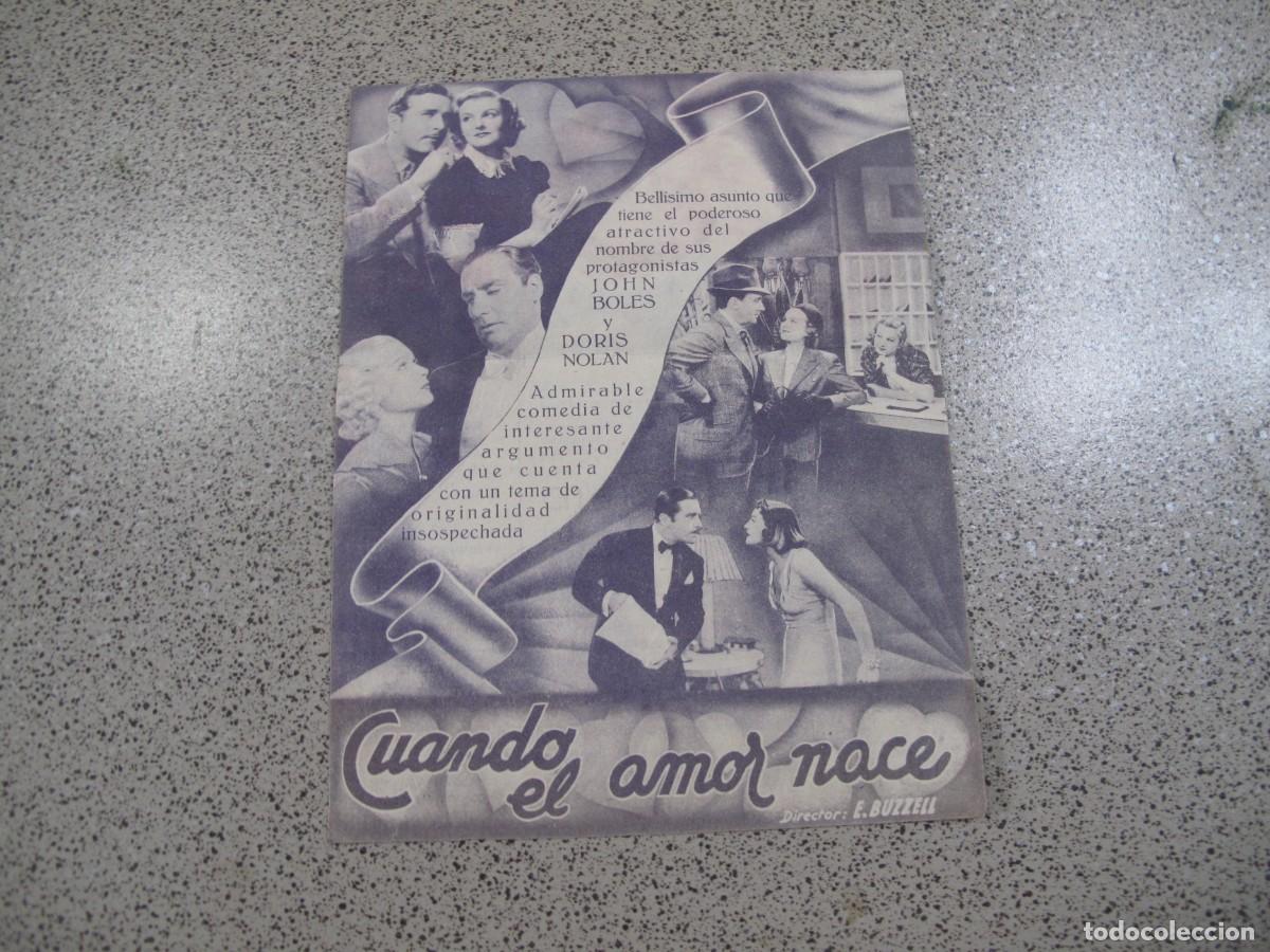 Cine: PROGRAMA DE MANO ORIGINAL EL DE LA FOTO