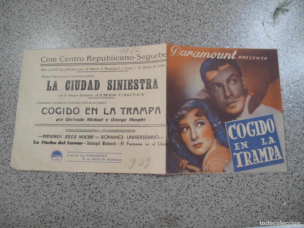 Cine: PROGRAMA DE MANO ORIGINAL EL DE LA FOTO