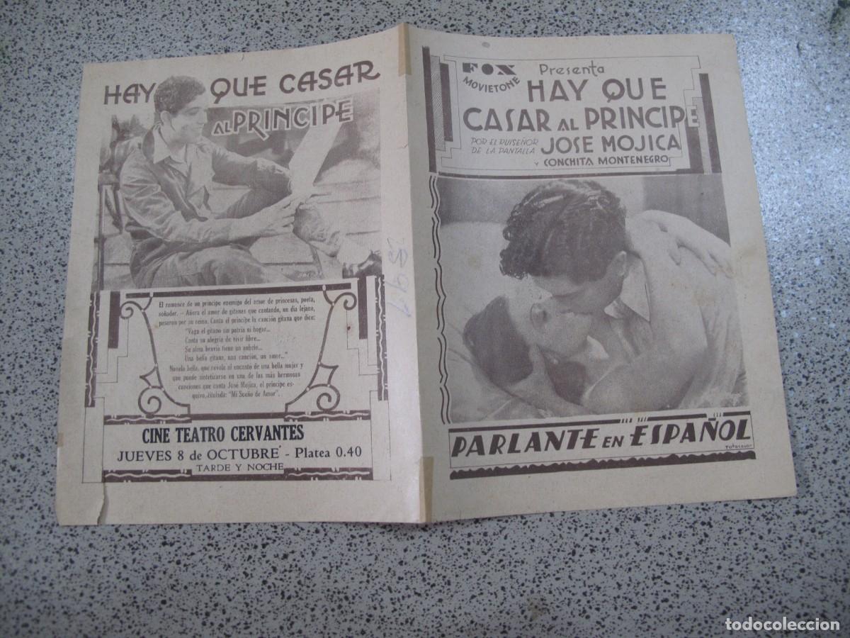 Cine: PROGRAMA DE MANO ORIGINAL EL DE LA FOTO