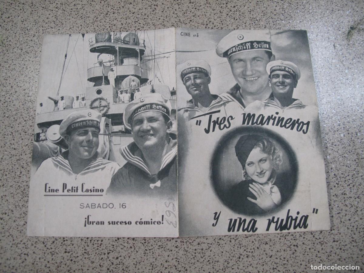 Cine: PROGRAMA DE MANO ORIGINAL EL DE LA FOTO