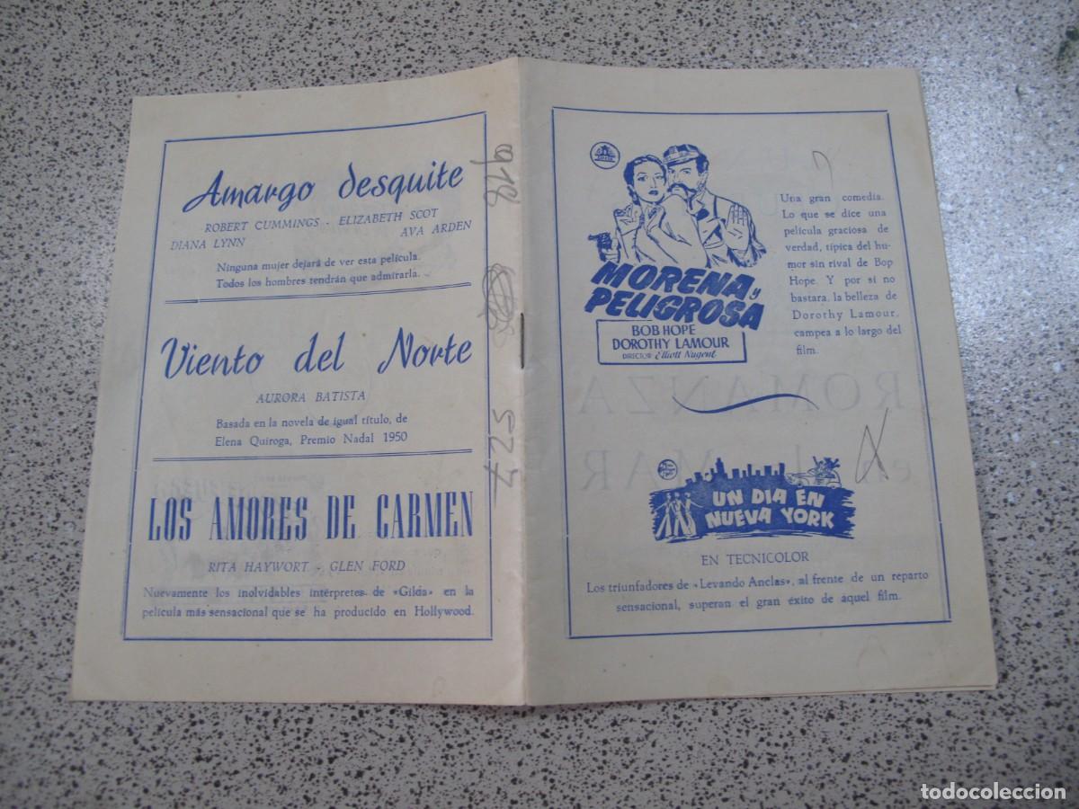 Cine: PROGRAMA DE MANO ORIGINAL EL DE LA FOTO