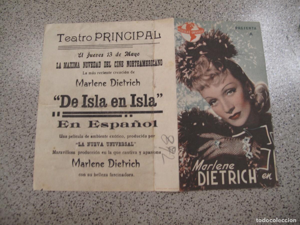 Cine: PROGRAMA DE MANO ORIGINAL EL DE LA FOTO