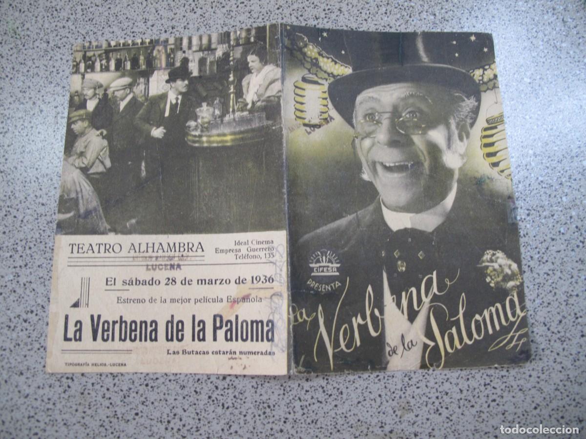 Cine: PROGRAMA DE MANO ORIGINAL EL DE LA FOTO