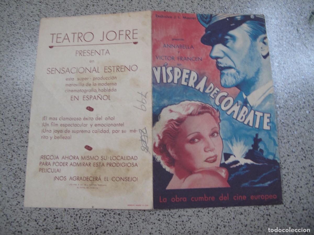 Cine: PROGRAMA DE MANO ORIGINAL EL DE LA FOTO