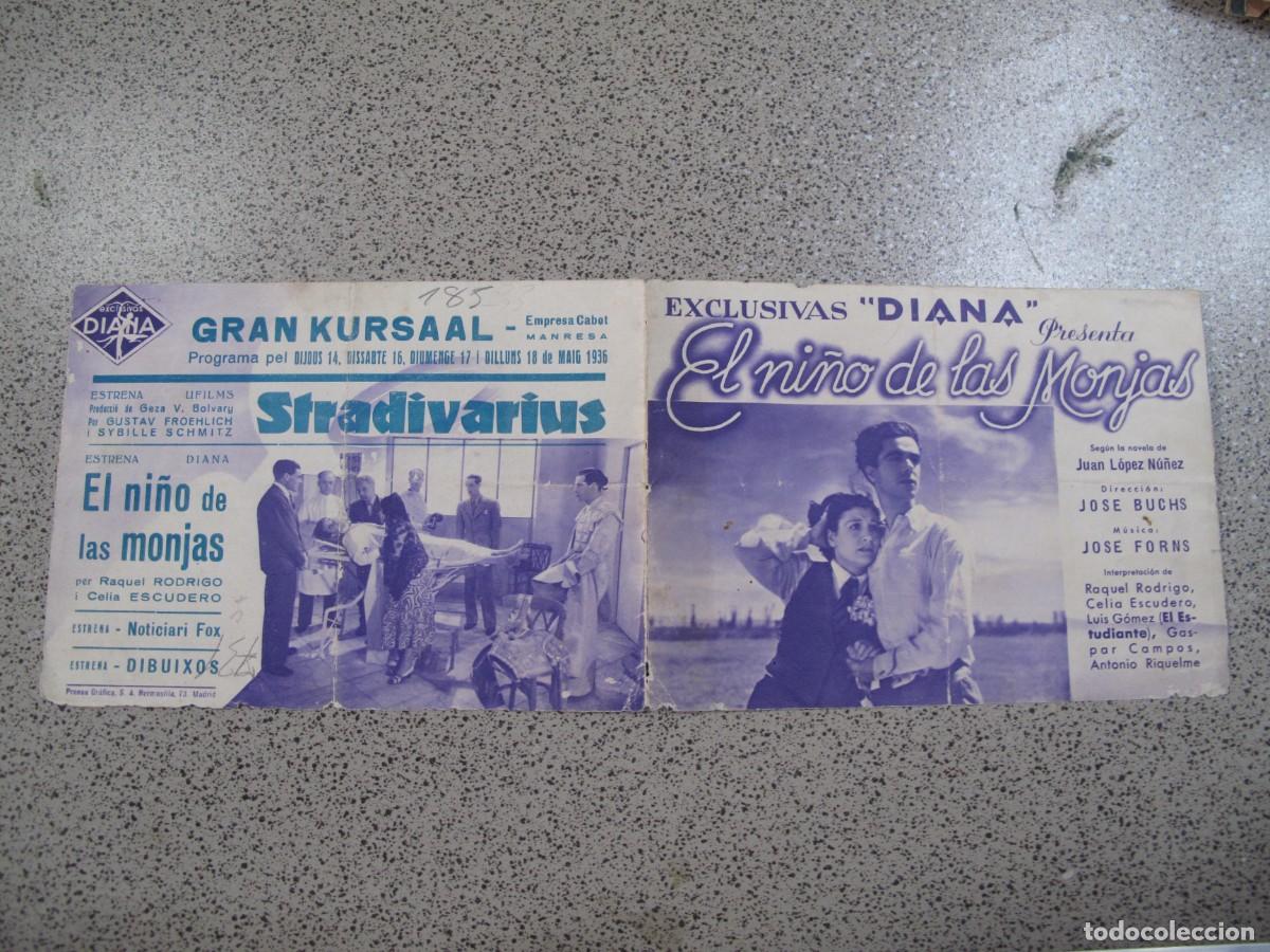 Cine: PROGRAMA DE MANO ORIGINAL EL DE LA FOTO
