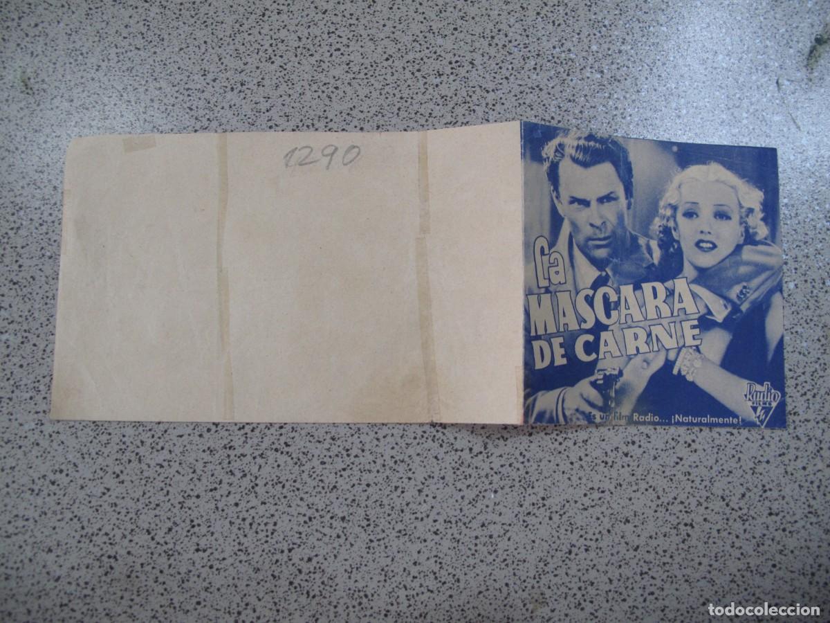  Flyers Publicitaires de films Anciens: PROGRAMA DE MANO ORIGINAL EL DE LA FOTO