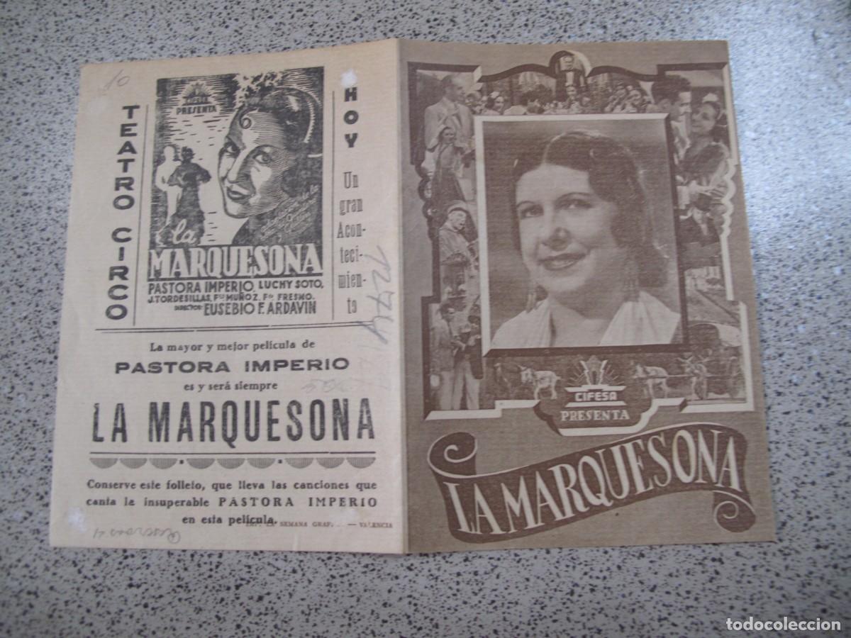  Flyers Publicitaires de films Anciens: PROGRAMA DE MANO ORIGINAL EL DE LA FOTO