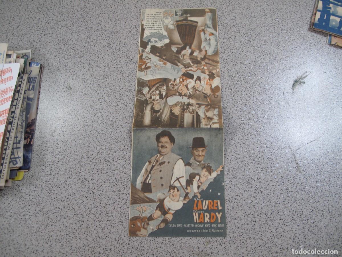  Flyers Publicitaires de films Anciens: PROGRAMA DE MANO ORIGINAL EL DE LA FOTO