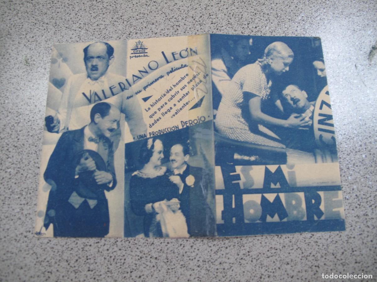  Flyers Publicitaires de films Anciens: PROGRAMA DE MANO ORIGINAL EL DE LA FOTO