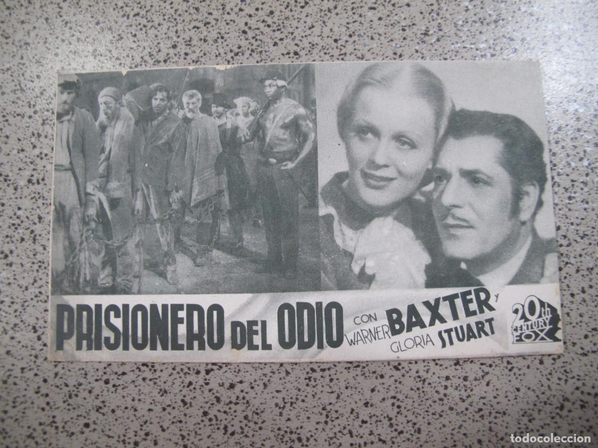 Cine: PROGRAMA DE MANO ORIGINAL EL DE LA FOTO