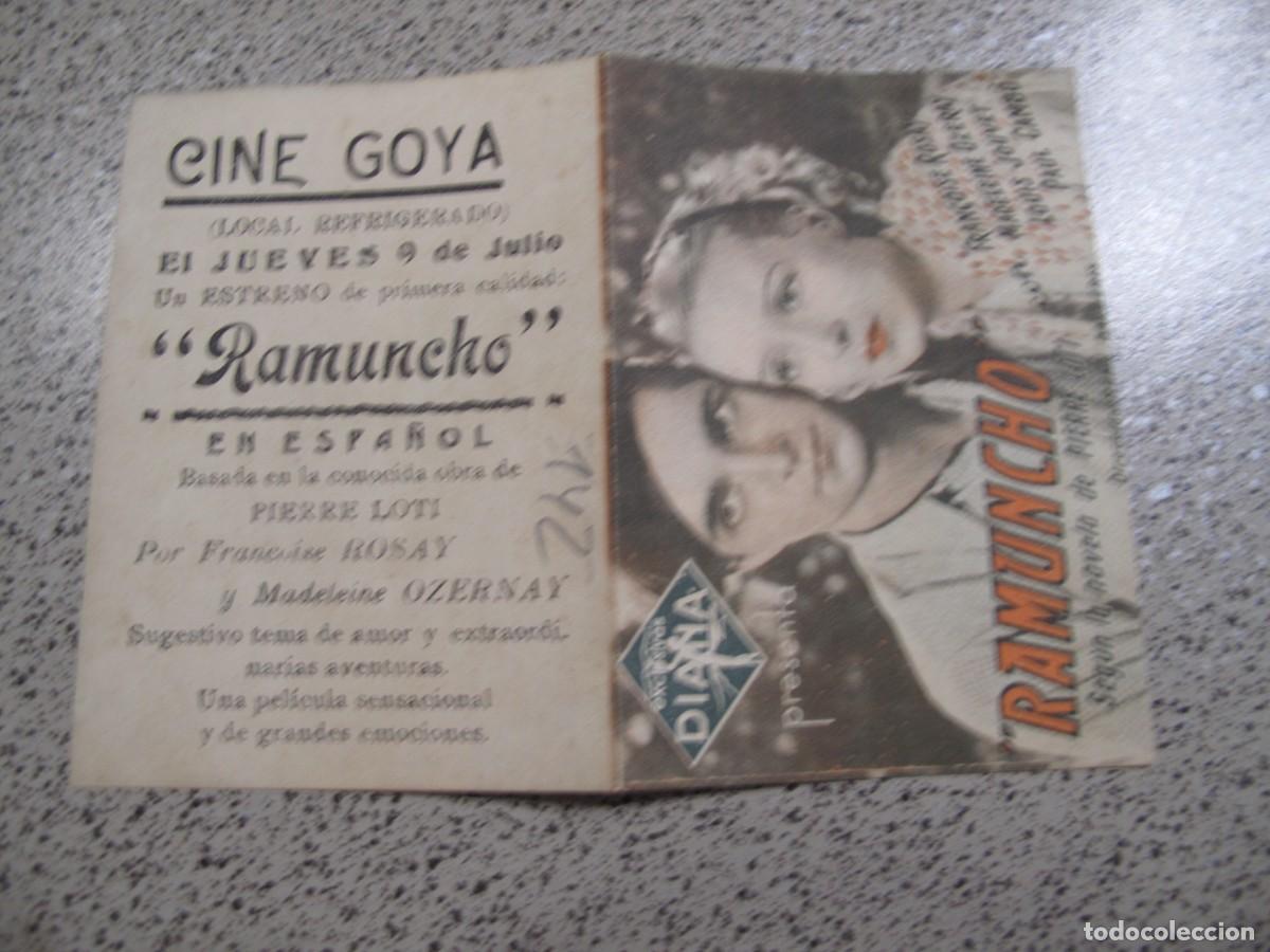 Cine: PROGRAMA DE MANO ORIGINAL EL DE LA FOTO