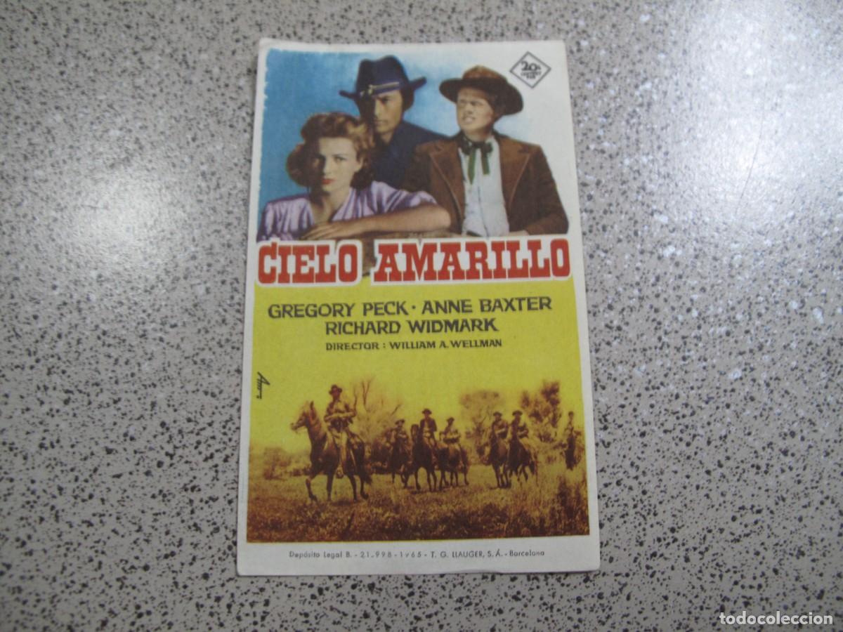 Cine: PROGRAMA DE MANO ORIGINAL EL DE LA FOTO