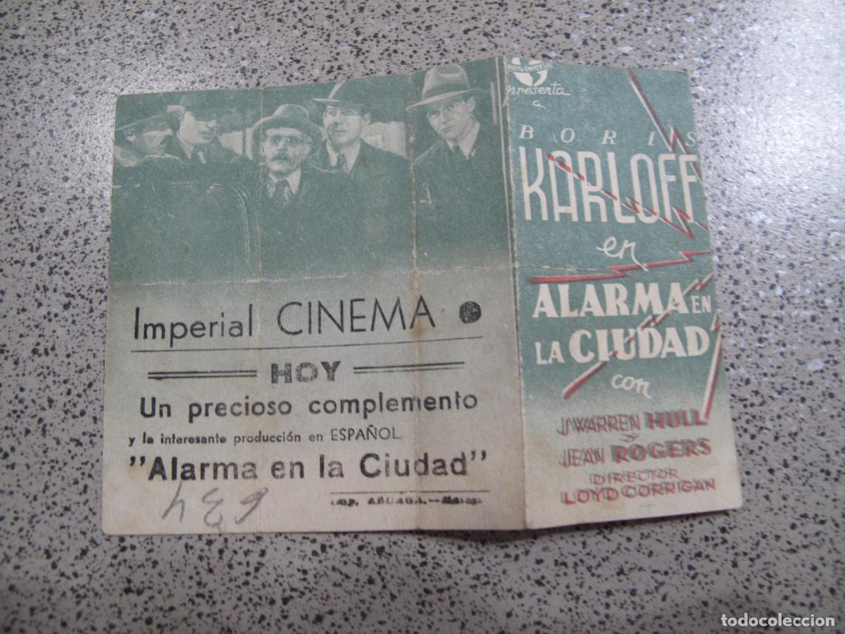 Cine: PROGRAMA DE MANO ORIGINAL EL DE LA FOTO