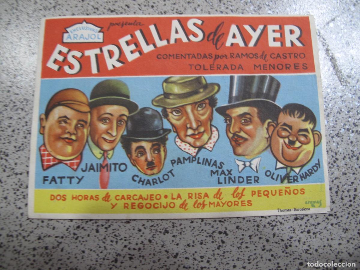 Cine: PROGRAMA DE MANO ORIGINAL EL DE LA FOTO