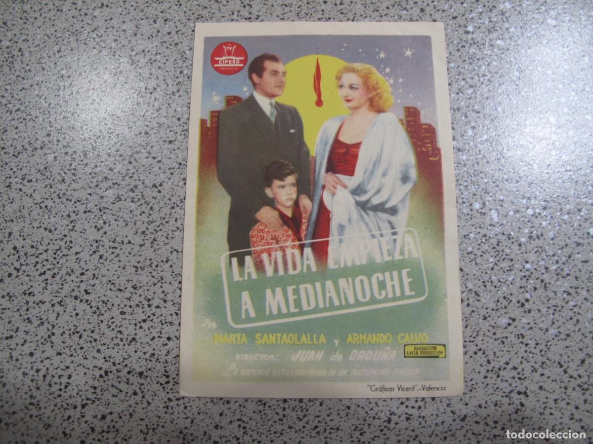 Cine: PROGRAMA DE MANO ORIGINAL EL DE LA FOTO