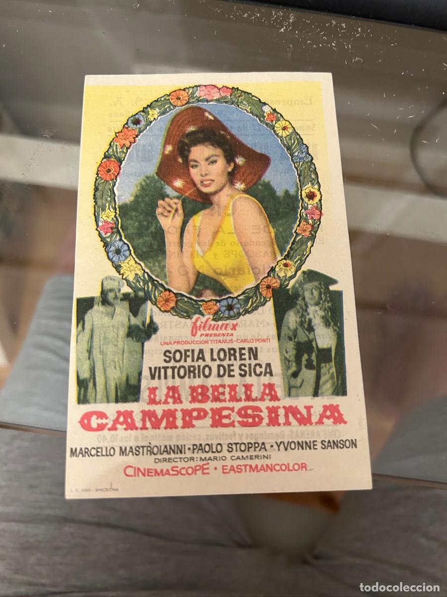 Cine: 1106 LA BELLA CAMPESINA CINES SANS BARCELONA CON PUBLICIDAD BUEN ESTADO