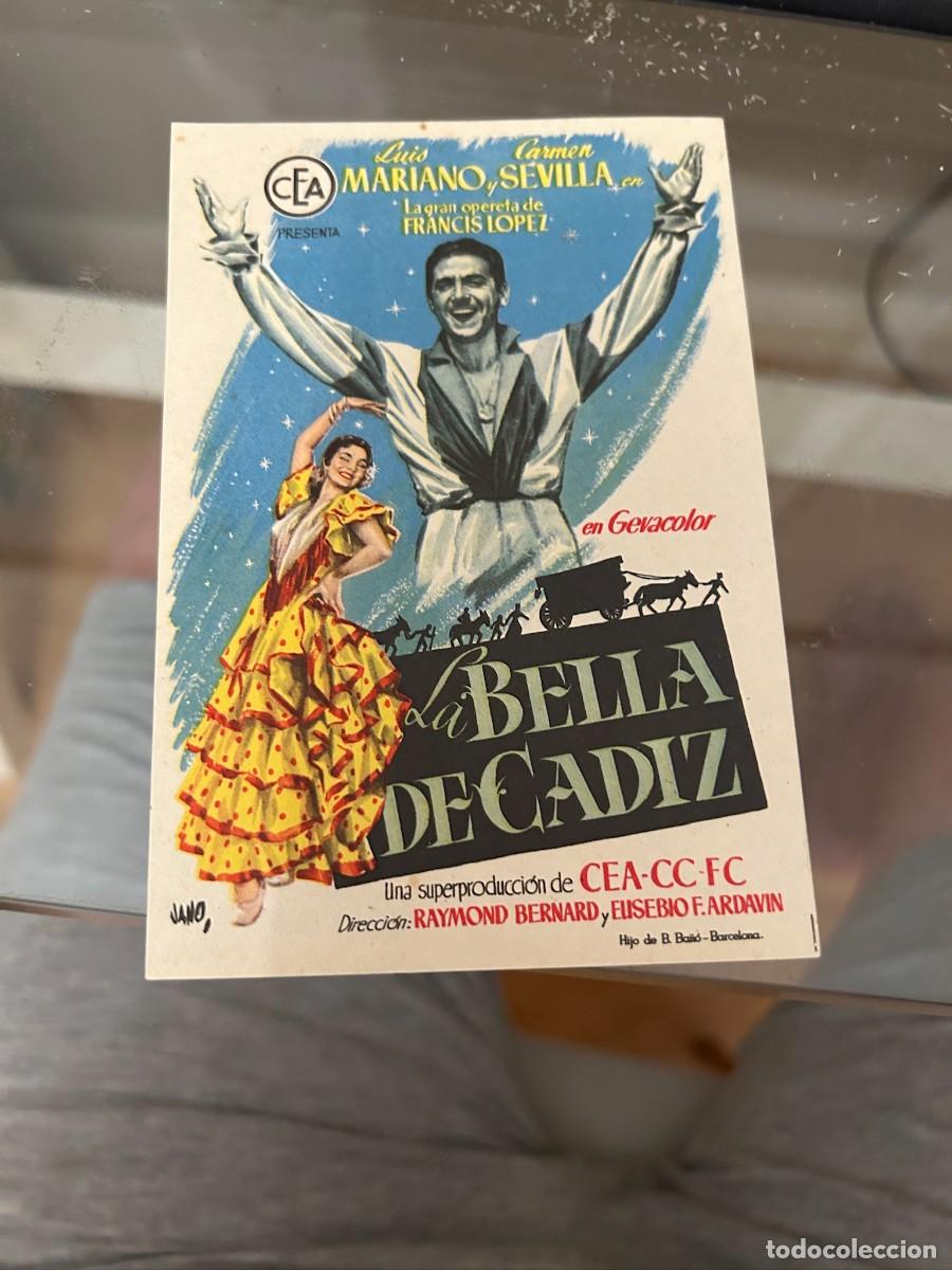 Cine: 1107 LA BELLA DE CADIZ SIN PUBLICIDAD BUEN ESTADO