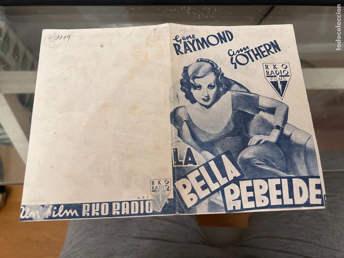 Cine: 1119 LA BELLA REBELDE SIN PUBLICIDAD BUEN ESTADO