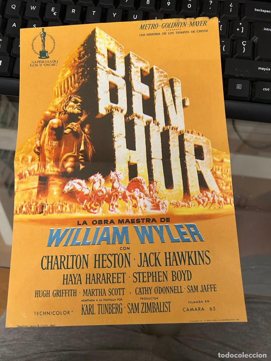 Cine: 1129 BEN-HUR SIN PUBLICIDAD BUEN ESTADO GRAN TAMA&Ntilde;O