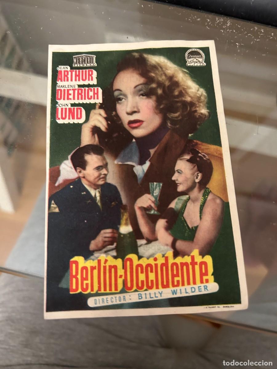 Cine: 1132 BERLIN-0CCIDENTE TEATRO BUENOS AIRES BILBAO CON PUBLICIDAD BUEN ESTADO
