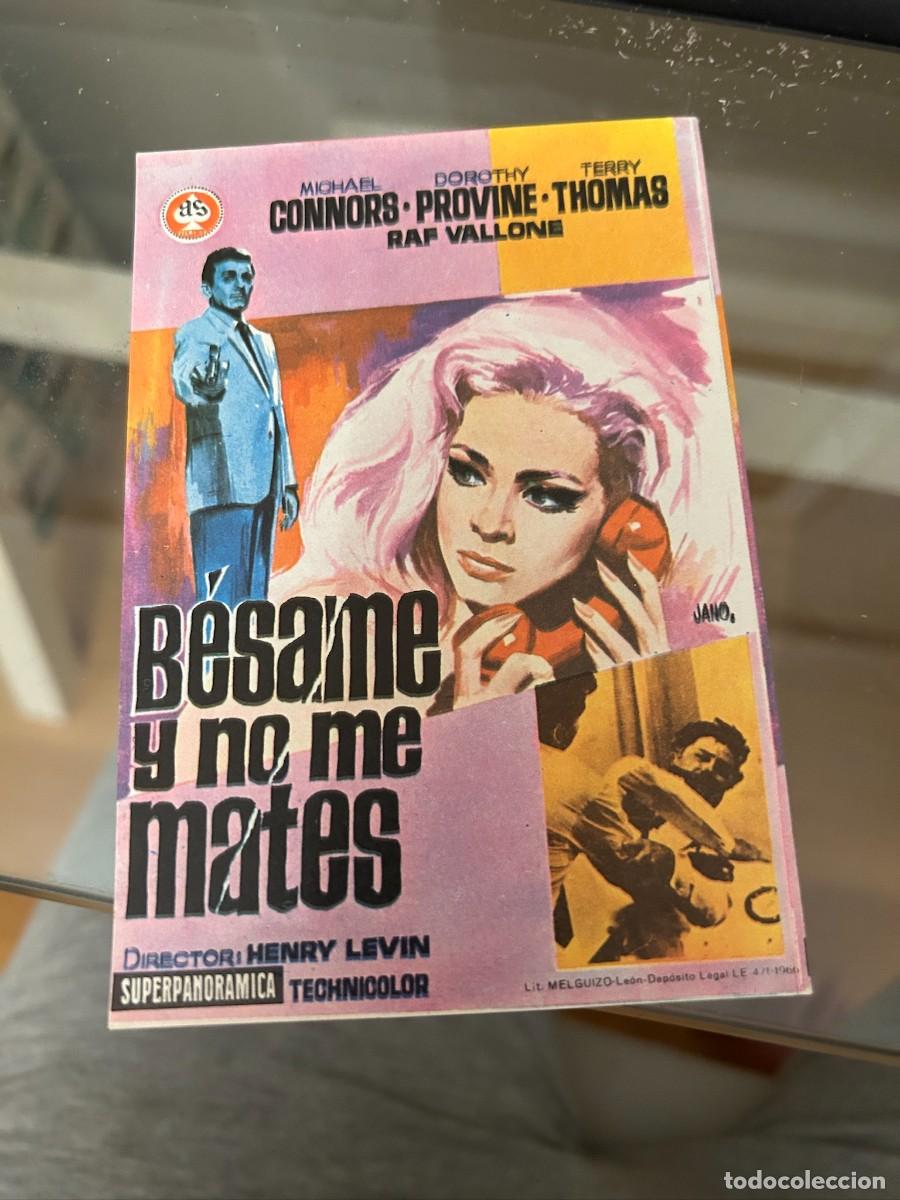 Cine: 1134 BESAME Y NO ME MATES SIN PUBLICIDAD BUEN ESTADO