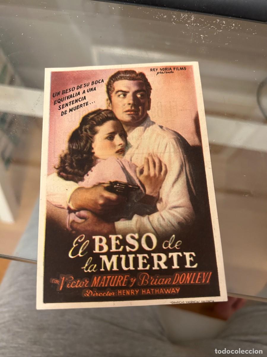 Cine: 1136 EL BESO DE LA MUERTE COLISEO ALBIA BILBAO CON PUBLICIDAD BUEN ESTADO
