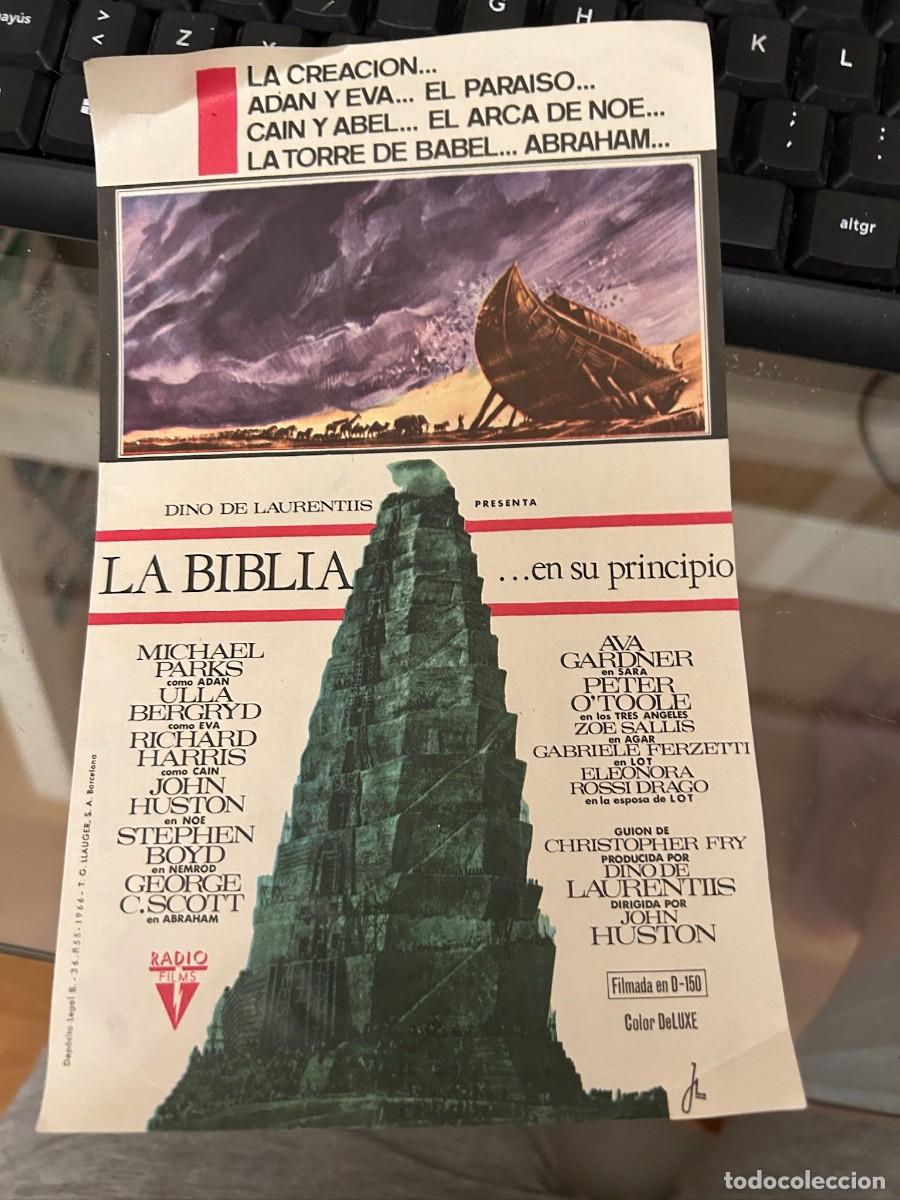 Cine: 1152 LA BIBLIA SIN PUBLICIDAD BUEN ESTADO