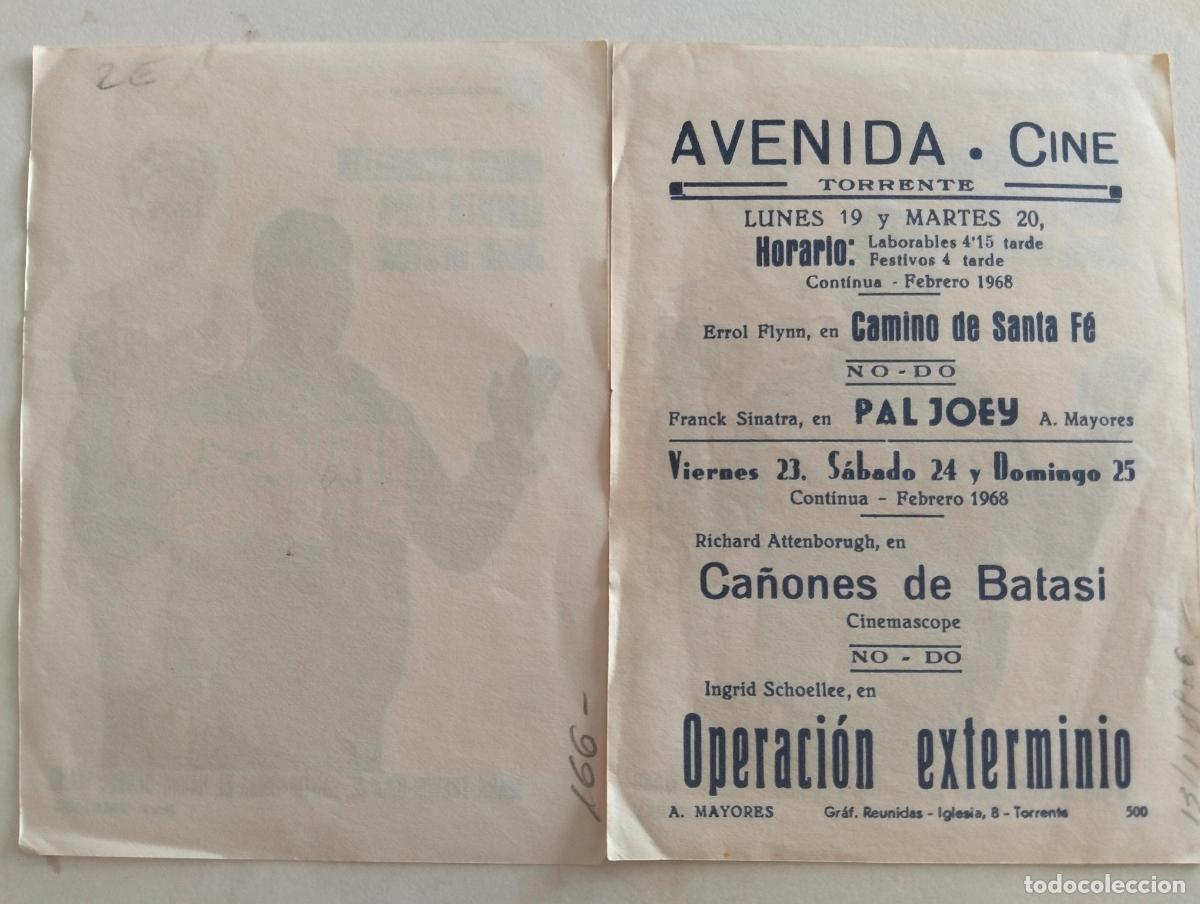 Cine: 2 FOLLETOS DE CINE, OPERACION EXTERMINIO - Foto 2